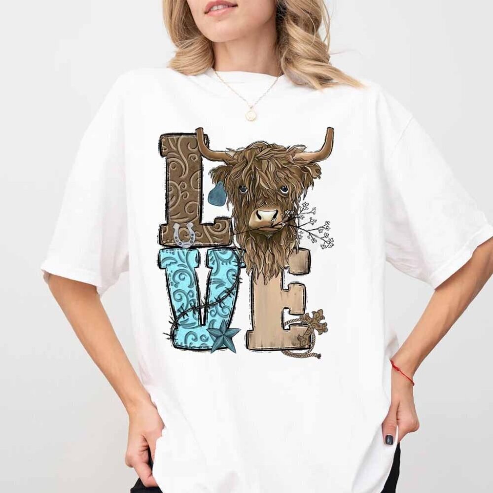 Cow Love Tshirt Funny